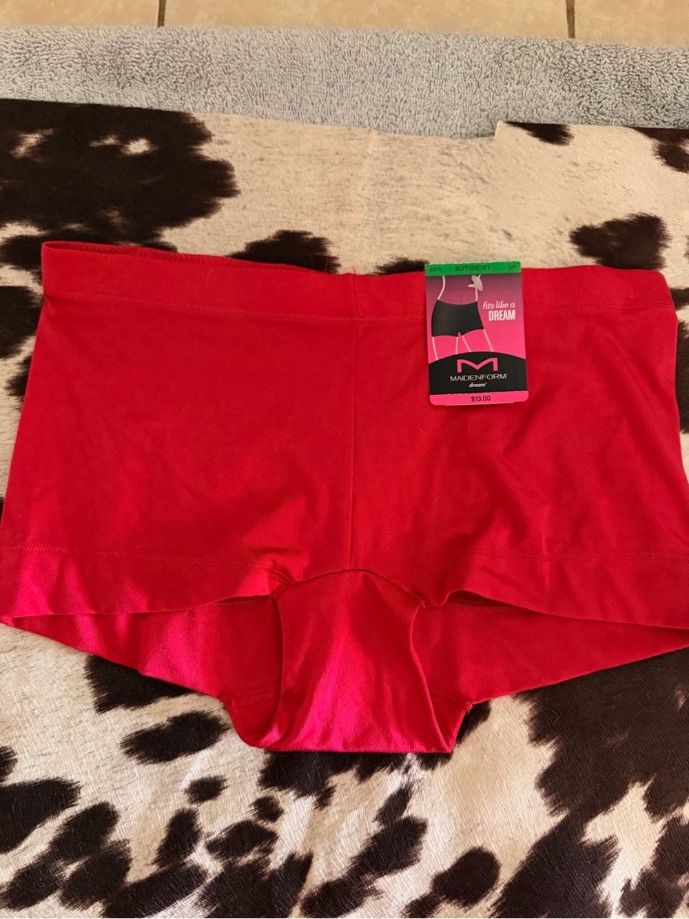 Maidenform Red Seamless Boyshort Panty